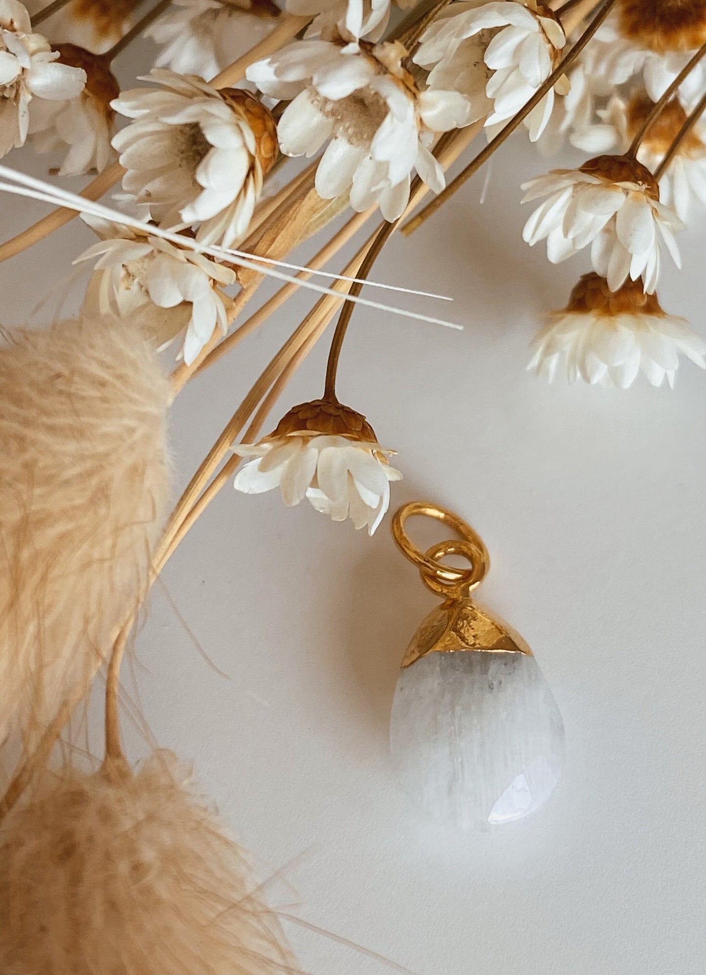 Edelstein-Kette Mondstein, Regenbogen-Mondstein |fair und ethisch gehandelt| nachhaltiger Schmuck