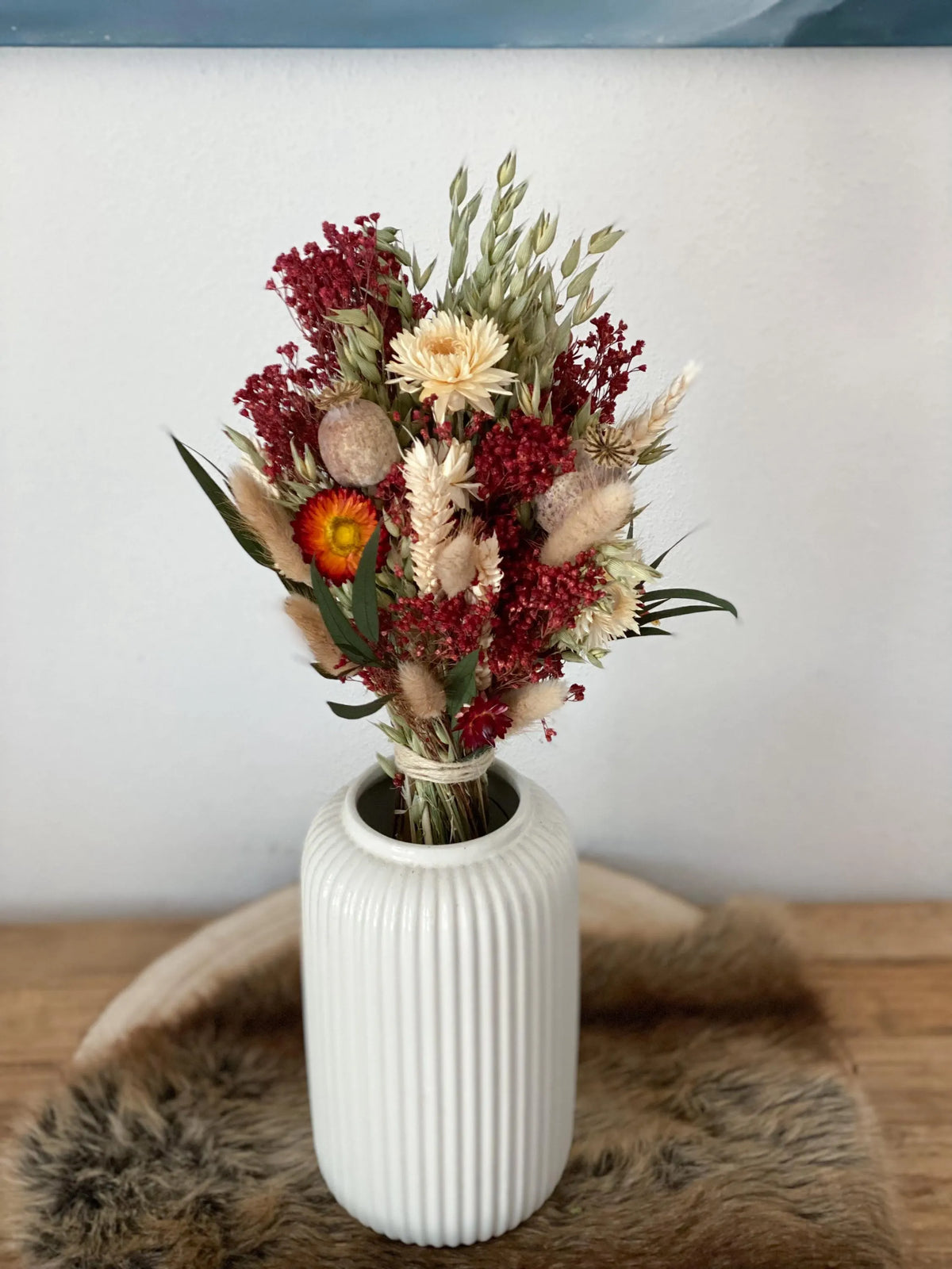 Großer Herbst Trockenblumenstrauß „Autumn“ in herbstlichen Farben mit – Naturlandhandmade