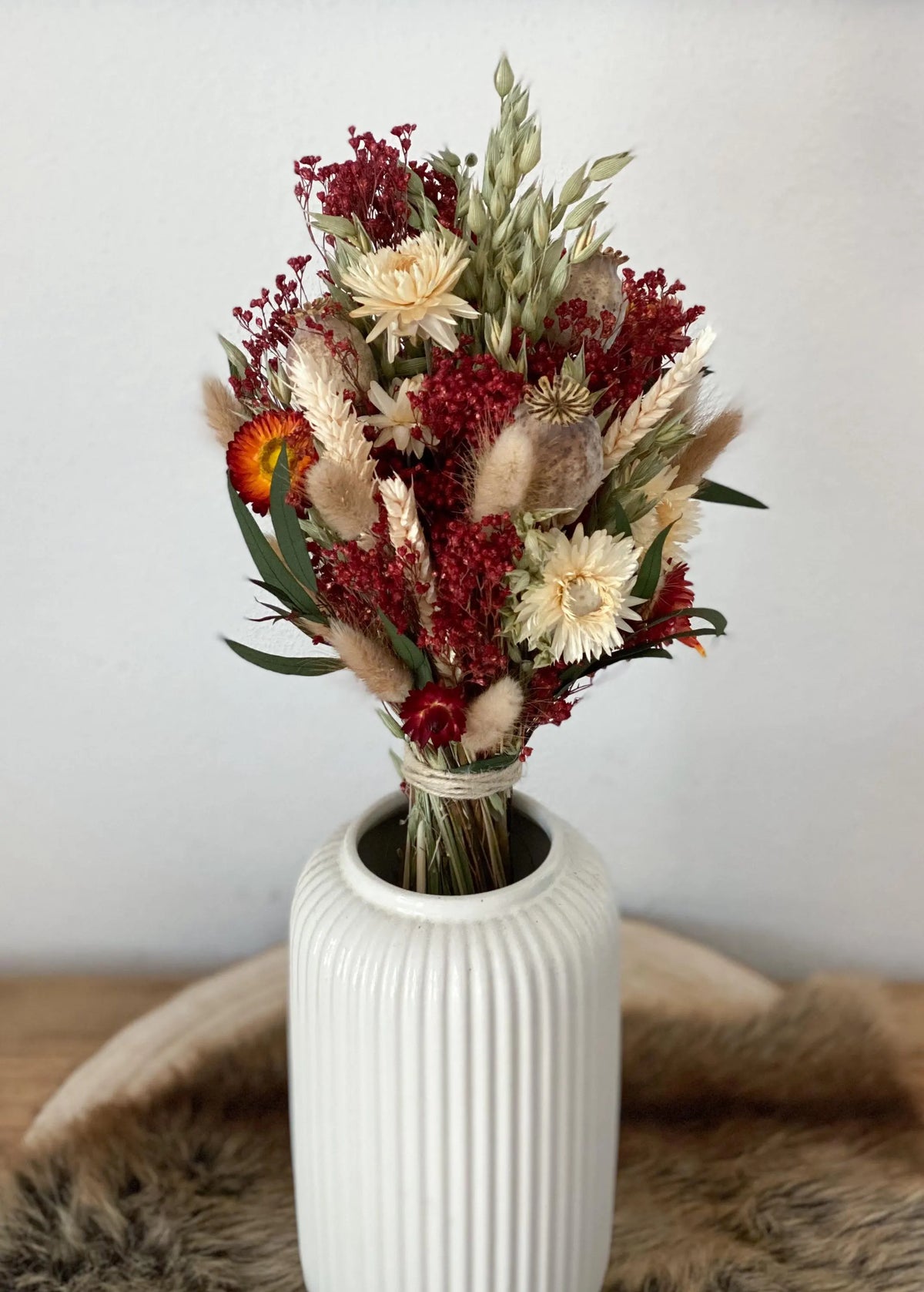 Großer Herbst Trockenblumenstrauß „Autumn“ in herbstlichen Farben mit – Naturlandhandmade